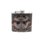Crocodile hip flask