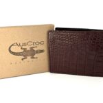 Genuine handmade crocodile gents wallet