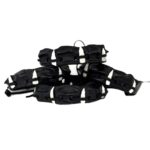 Genuine crocodile leather wristband with 4 real croc teeth