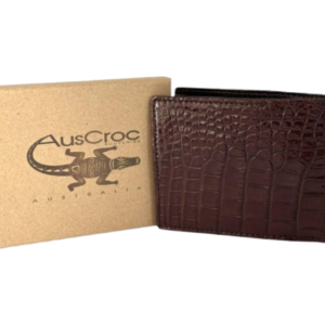 Genuine handmade crocodile gents wallet